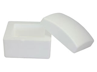 Comprar Caja Cuadrada Porex - Corcho Blanco - 13x13cm, Arcilla de Metal