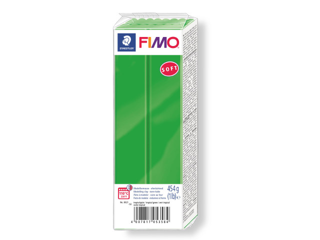 Opitec Espana  Arcilla polimérica FIMO® soft (454 g) verde