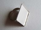 Base Anillo Regulable Cuadrado Plateado - 21mm 