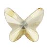 Cabuchón Swarovski Mariposa 8mm - Crystal Golden Shadow