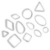Set 12 minicortadores Formas Geométricas - Loisirs Creatifs